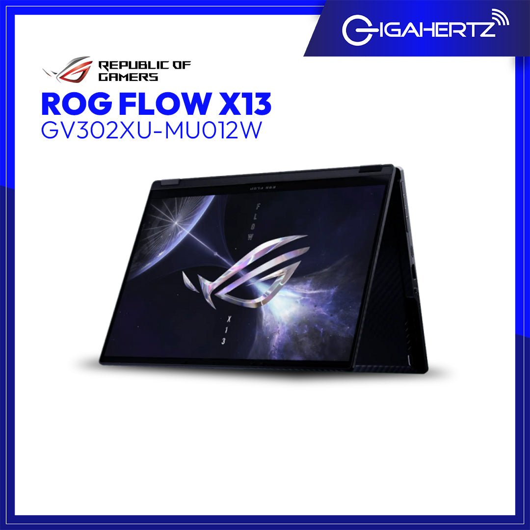 Asus ROG Flow X13 GV302XU - MU012W | 13.4" WQXGA | Ryzen 9 7940HS | GeForce RTX 4050 | 16GB RAM | 1TB SSD | WIN 11 | Gigahertz