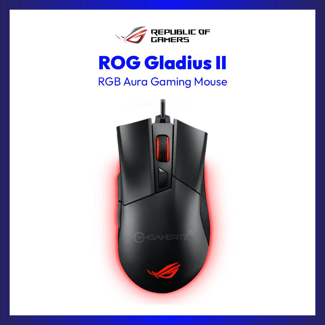 Asus ROG Gladius II RGB Aura Gaming Mouse | GigaHertz