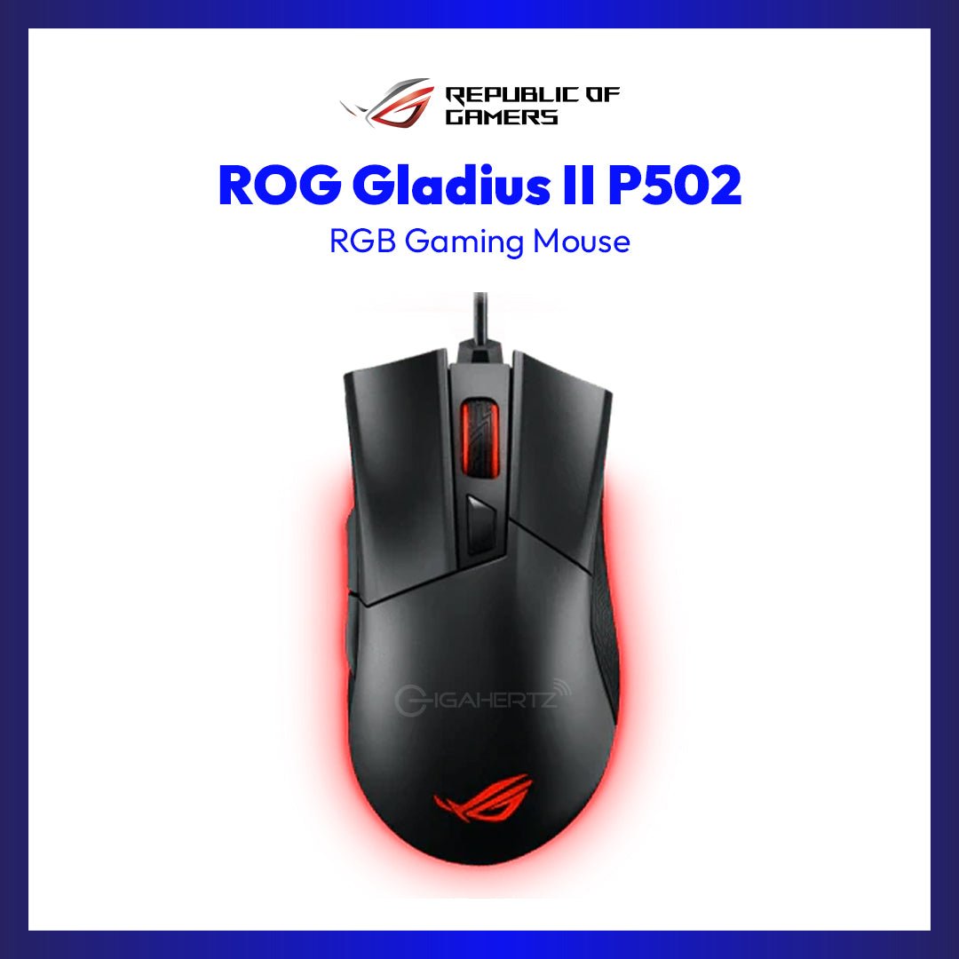 Asus ROG Gladius II RGB P502 Gaming Mouse | GigaHertz