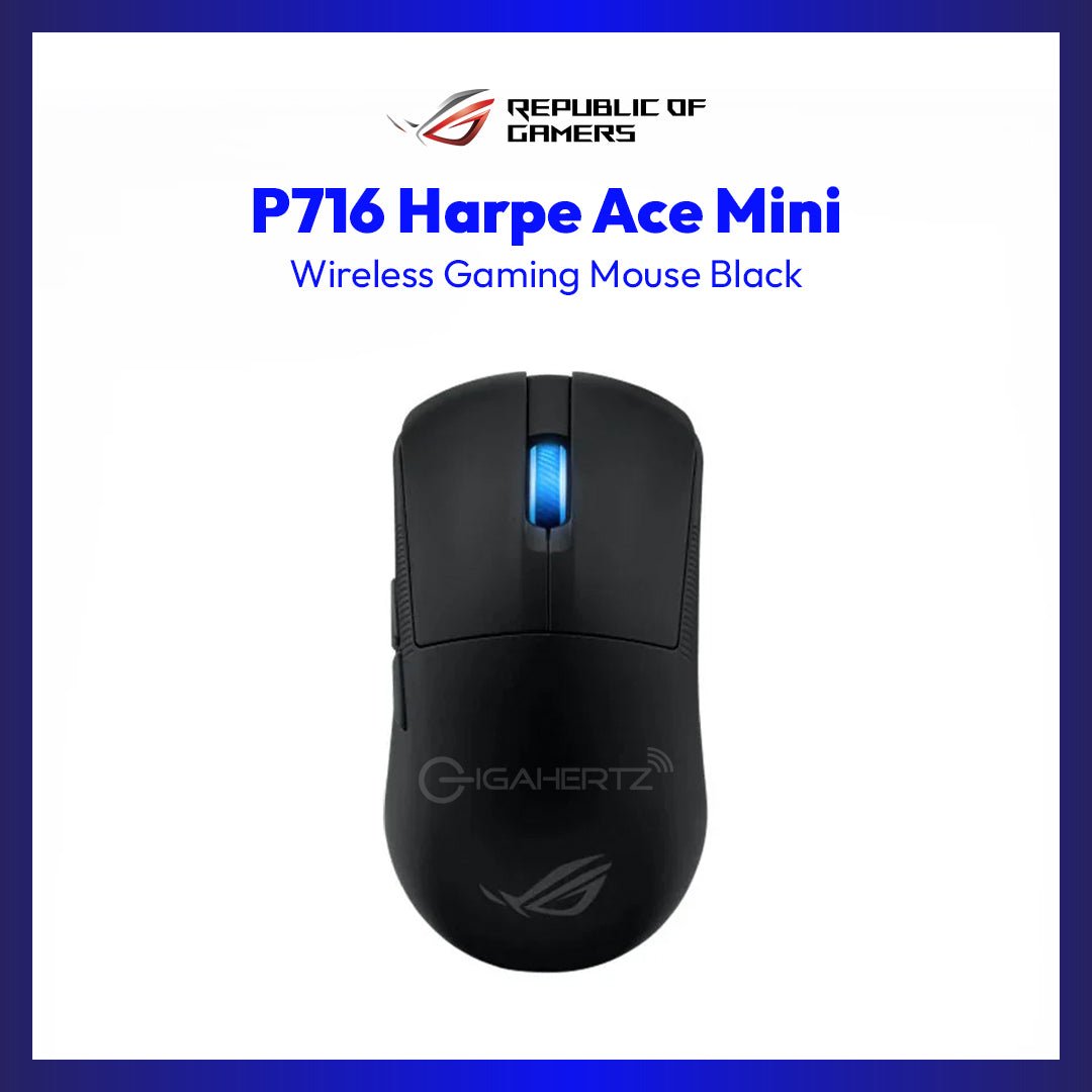 ASUS ROG (P716) Harpe Ace Mini Wireless Gaming Mouse (Black) | GigaHertz