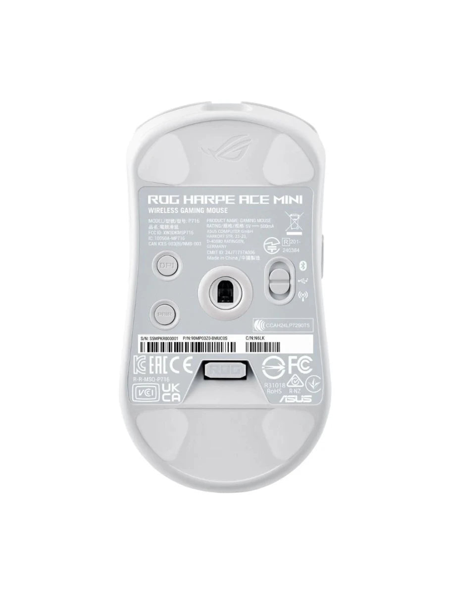 ASUS ROG (P716) Harpe Ace Mini Wireless Gaming Mouse (White) | GigaHertz