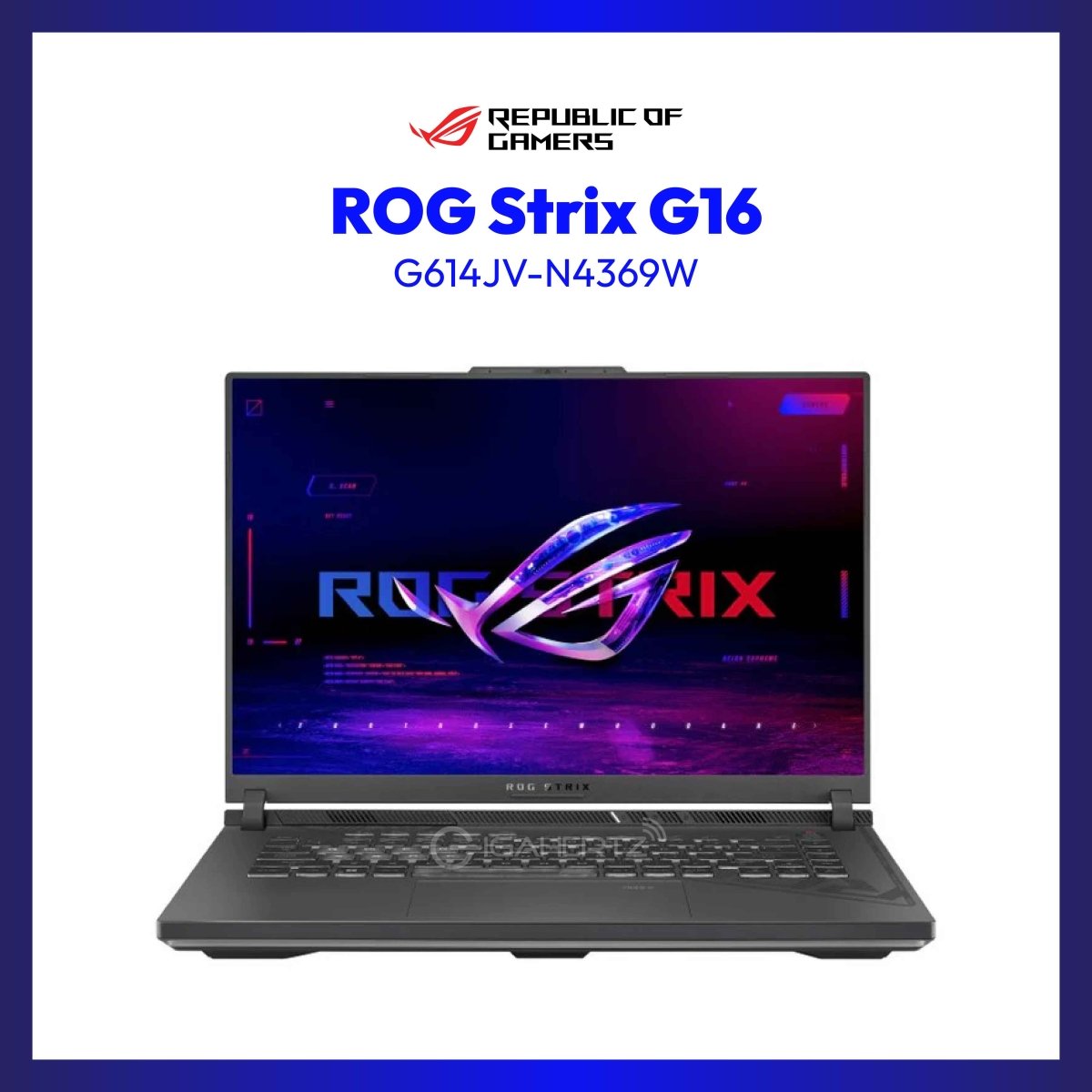 Asus ROG Strix G16 G614JV-N4369W | 16" WQXGA | i7-13650HX | GeForce RTX 4060 | 16GB RAM | 1TB SSD | WIN 11 | GigaHertz