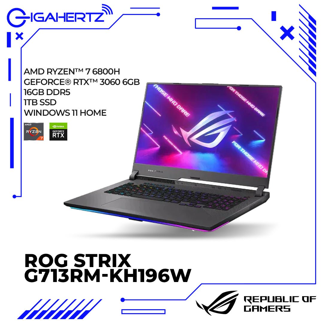 Asus ROG Strix G713RM-KH196W | Ryzen™ 7 6800H | GeForce RTX 3060 | 16GB ...