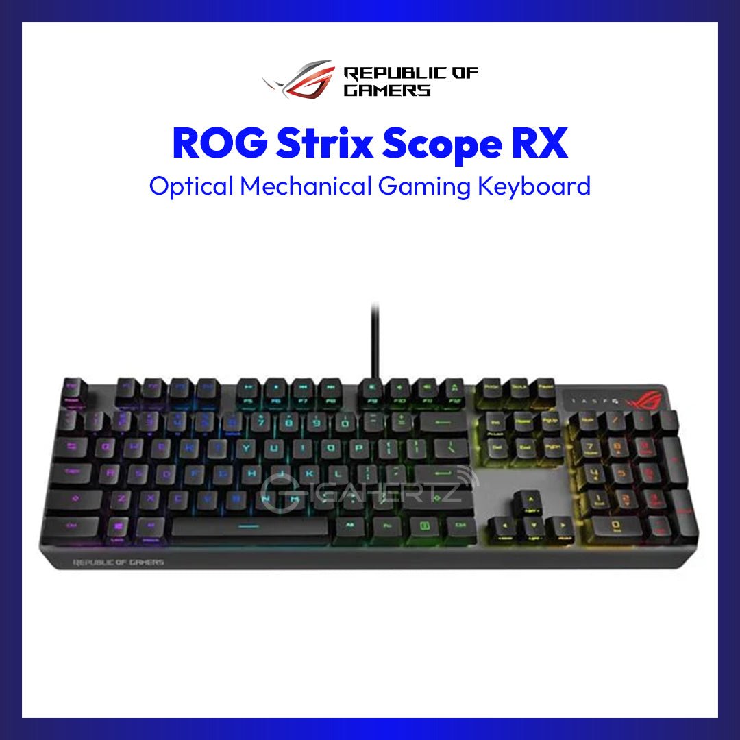 Asus ROG Strix Scope RX Optical Mechanical Gaming Keyboard | GigaHertz