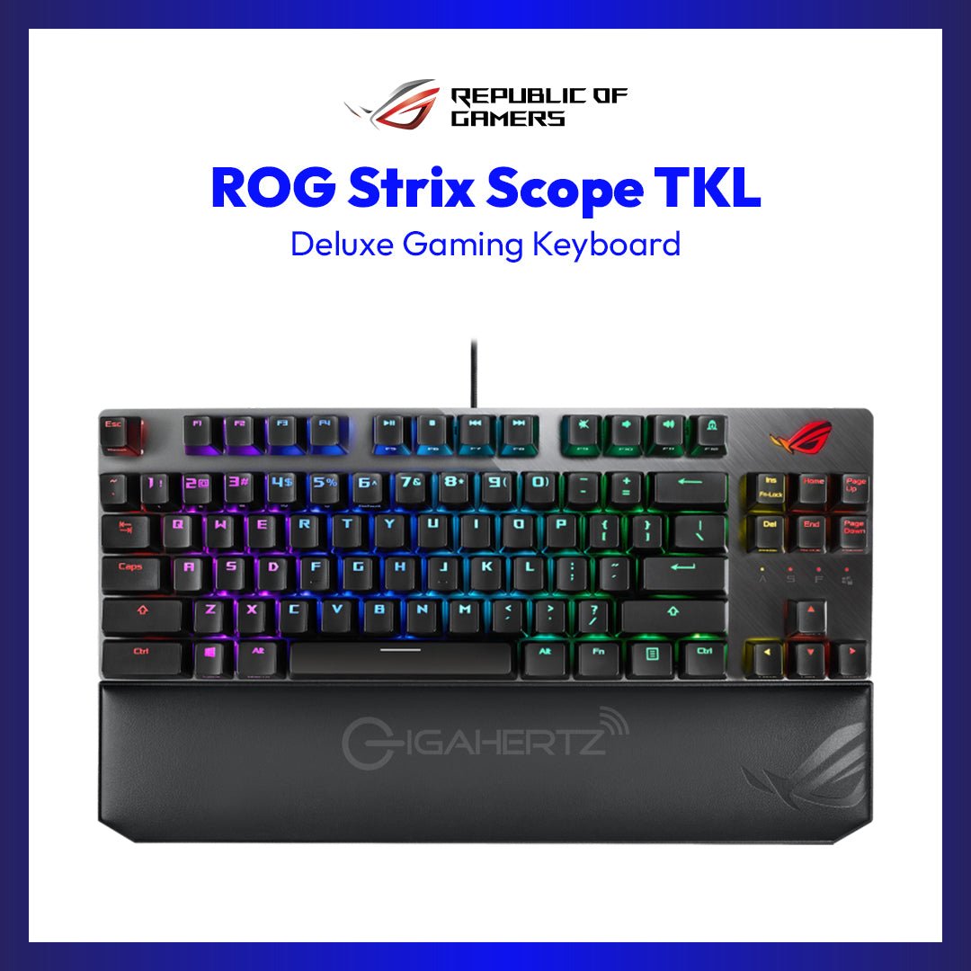 Asus ROG Strix Scope TKL Deluxe Gaming Keyboard | GigaHertz