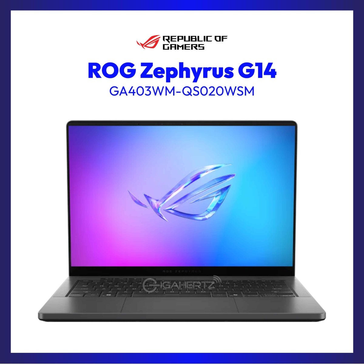Asus ROG Zephyrus G14 GA403WM-QS020WSM | AMD Ryzen™ AI 9 | NVIDIA® GeForce RTX™ 5060 | 32GB RAM | 1TB SSD | WIN 11 | GigaHertz