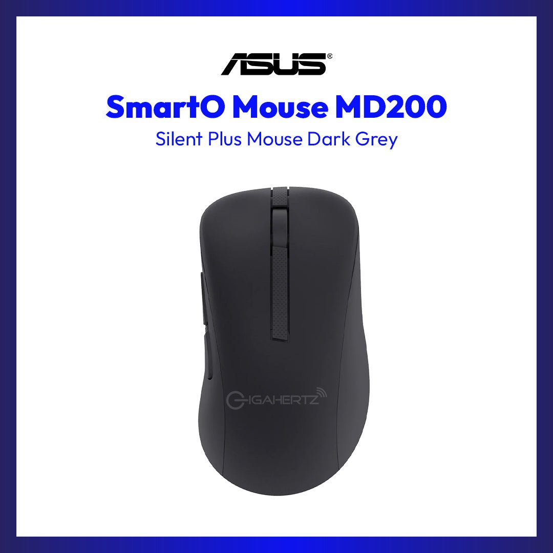 ASUS SmartO Mouse MD200 Silent Plus (Dark Grey) | GigaHertz