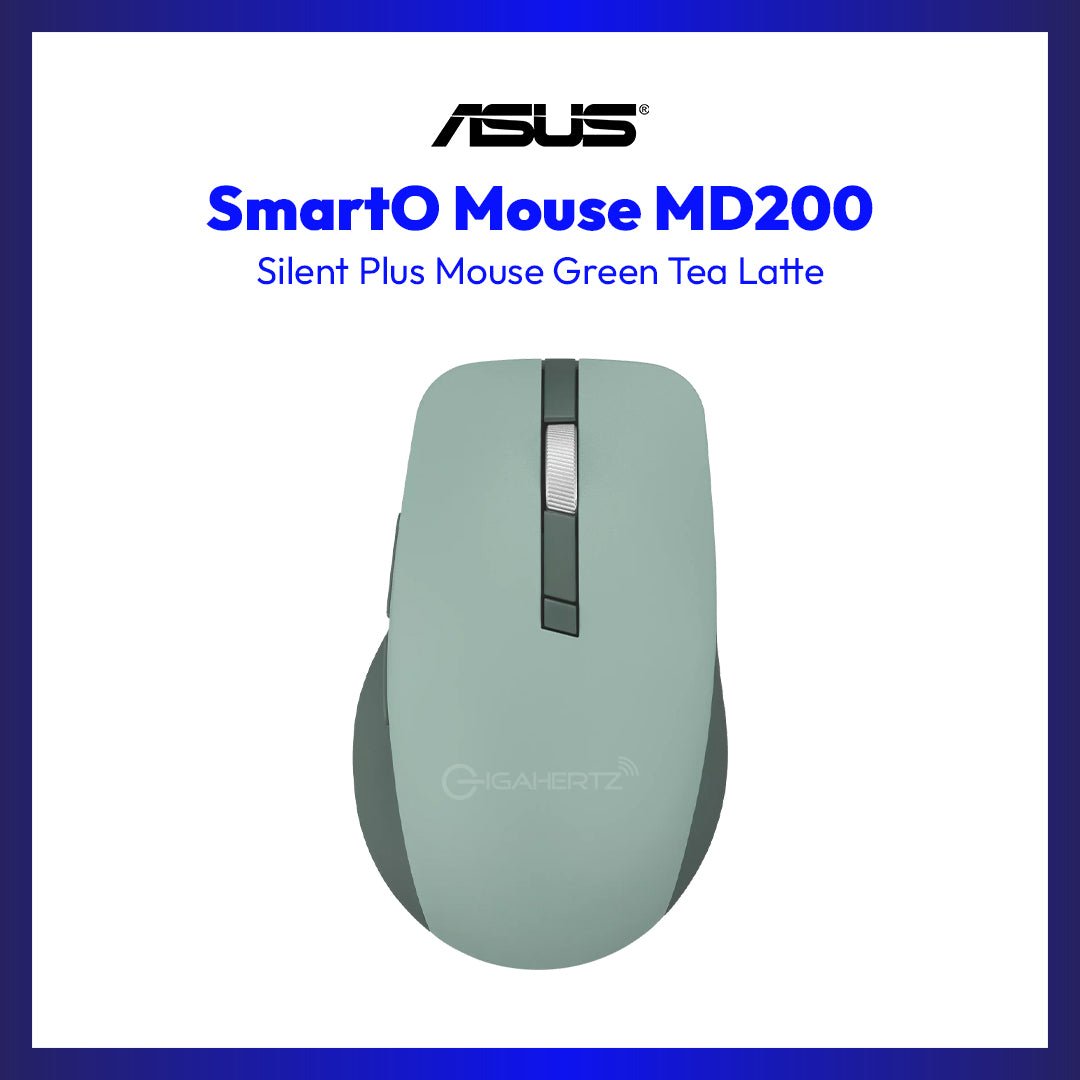 ASUS SmartO Mouse MD200 Silent Plus (Green Tea Latte) | GigaHertz