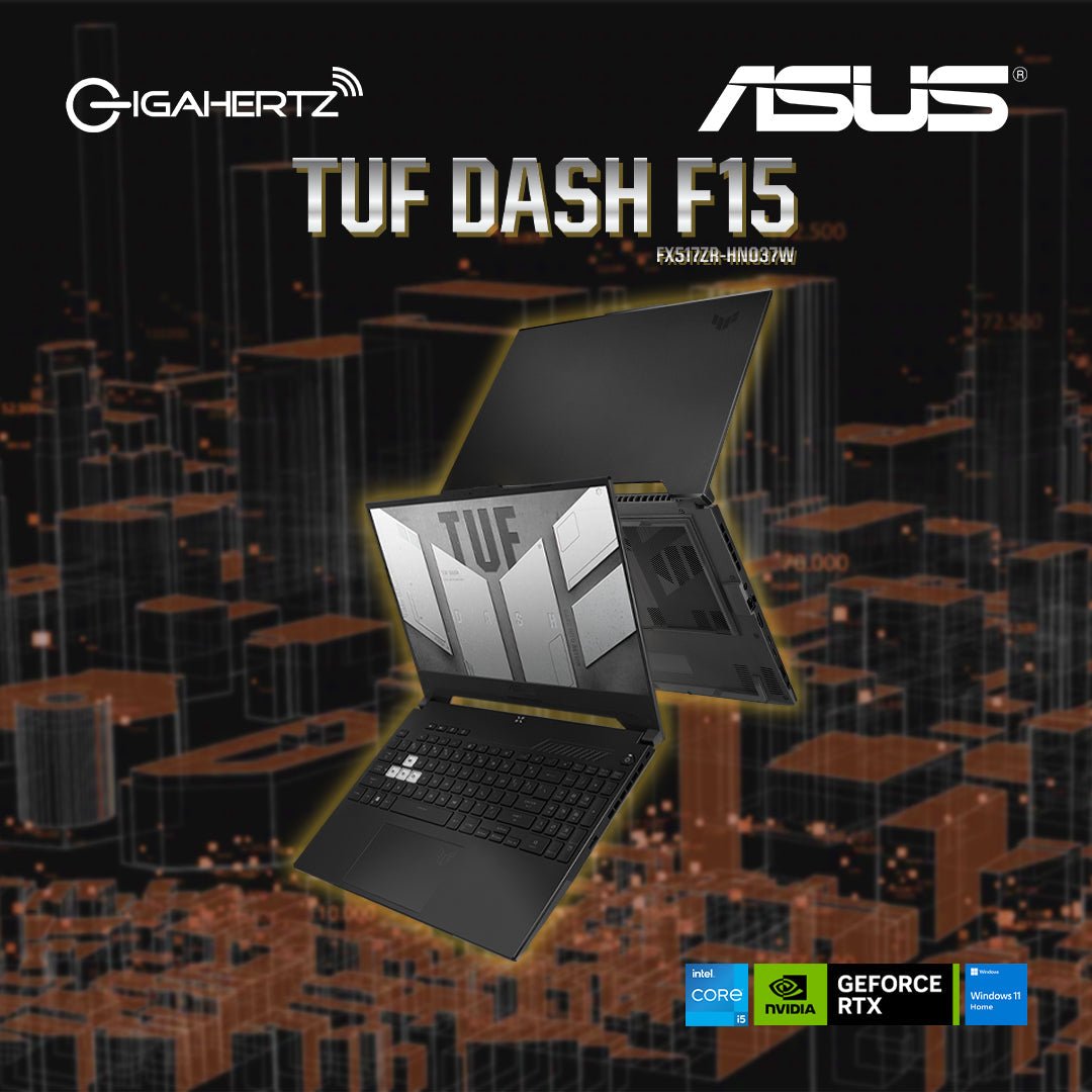 Asus TUF Dash F15 FX517ZR - HN037W | 15.6" FHD | i5 - 12450H | GeForce RTX 3070 | 16GB RAM | 512GB SSD | WIN 11 | Laptop Tiangge | Gigahertz
