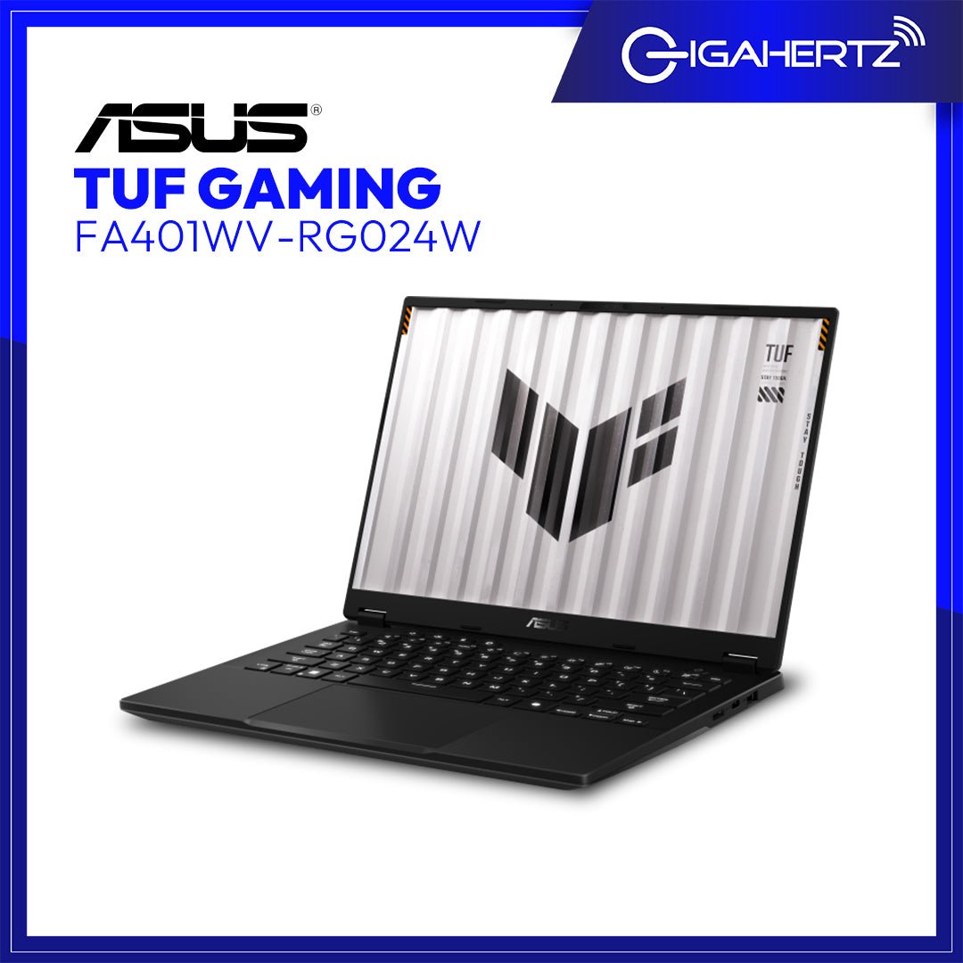 Asus TUF FA401WV - RG024W Gaming Laptop | 14" WQXGA | Ryzen AI 9 HX 370 | GeForce RTX 4060 | 16GB RAM | 1TB SSD | WIN 11 | Gigahertz