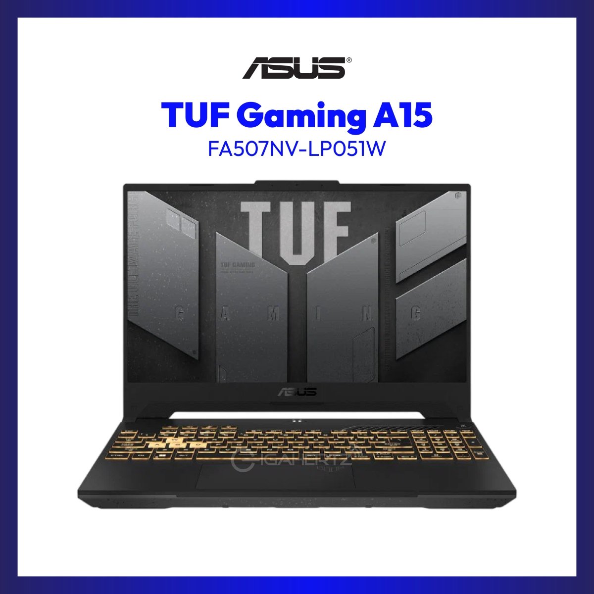 Asus TUF Gaming A15 FA507NV-LP051W | 15.6" FHD | Ryzen 7 7735HS | GeForce RTX 4060 | 8GB RAM | 512GB SSD | WIN 11 | GigaHertz