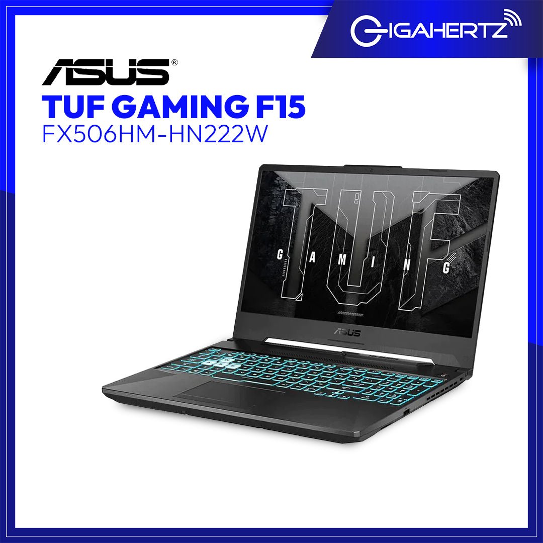 Asus TUF Gaming F15 FX506HM - HN222W | 15.6" FHD | i5 - 11400H | GeForce RTX 3060 | 8GB RAM | 512GB SSD | WIN 11 | Laptop Tiangge | Gigahertz