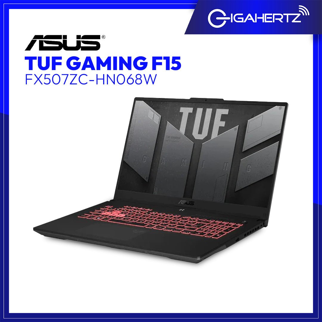 Asus TUF Gaming F15 FX507ZC - HN068W | 15.6" FHD | i7 - 12700H | GeForce RTX 3050 | 8GB RAM | 512GB SSD | WIN 11 | Gigahertz