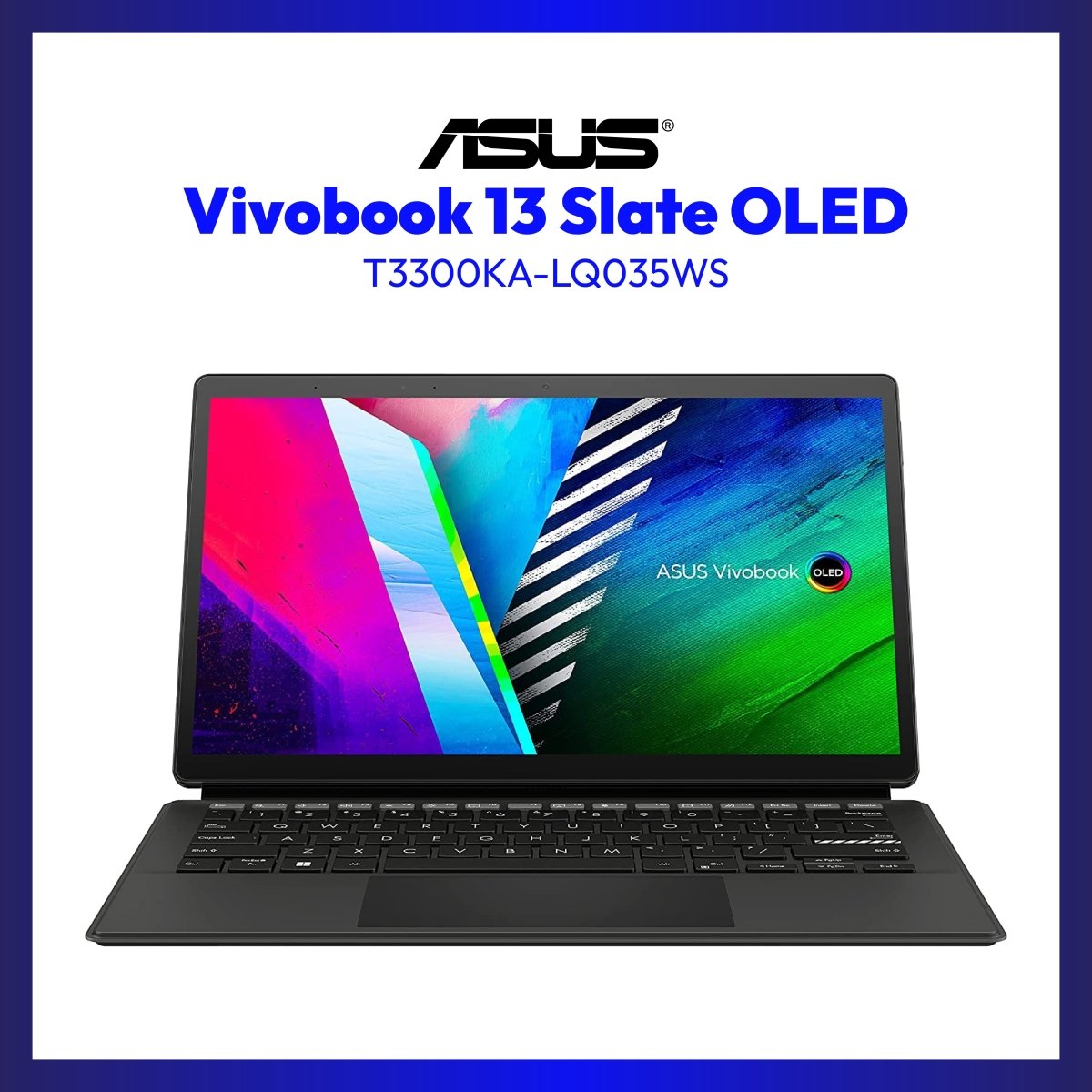 Asus Vivobook 13 Slate OLED T3300KA-LQ035WS | Pentium® Silver N6000 | Intel® UHD Graphics | 4 GB RAM | 128 GB SSD | WIN 1 | GigaHertz