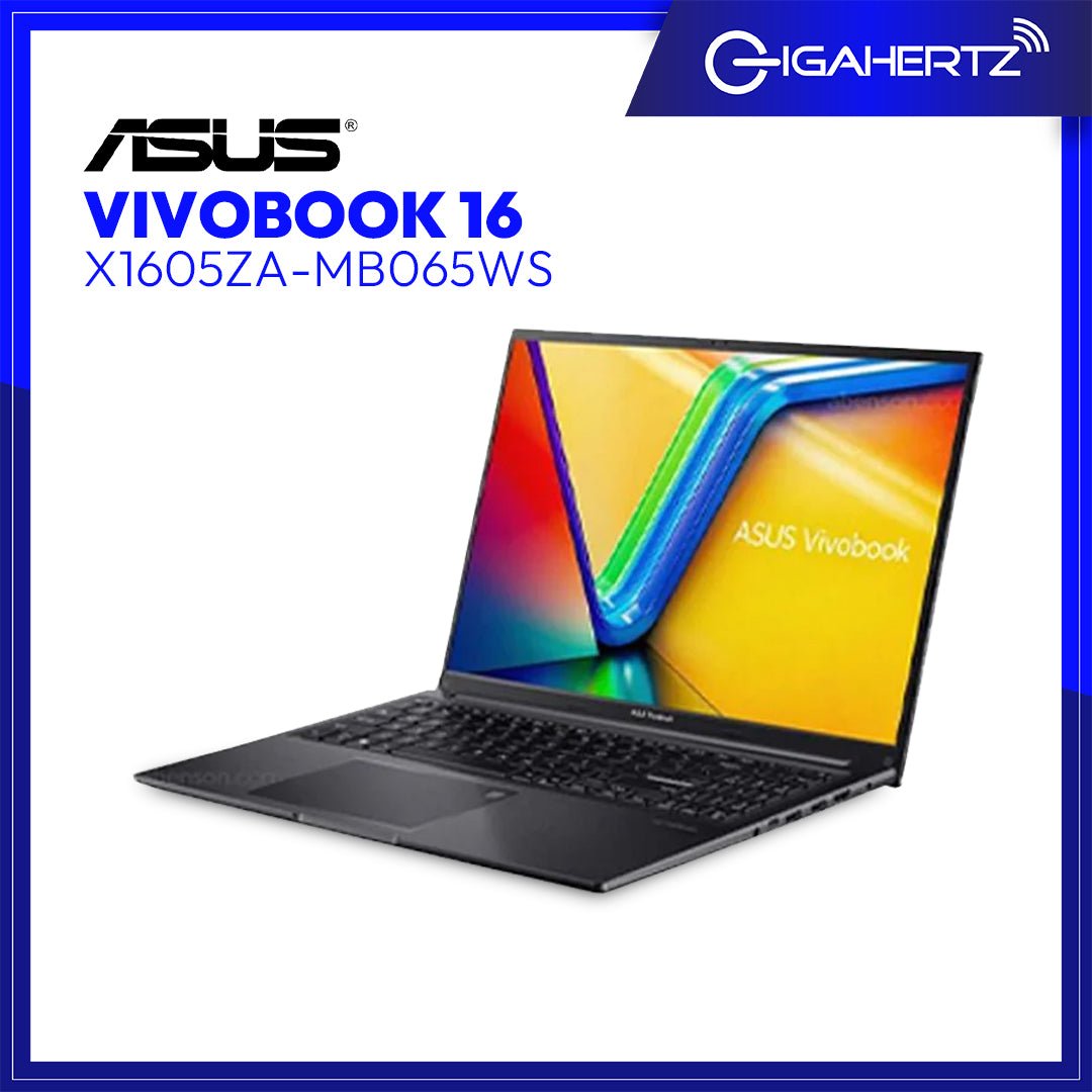 Asus Vivobook 16 X1605ZA - MB065WS | 16" IPS | i5 - 1235U | UHD Graphics | 8GB RAM | 512GB SSD | WIN 11 | DEMO UNIT | Gigahertz