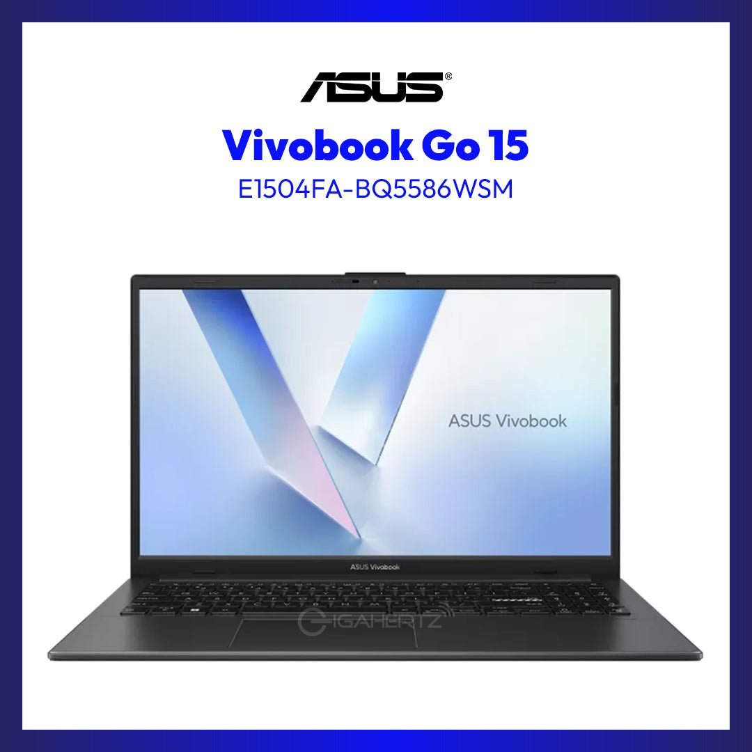 ASUS Vivobook Go 15 E1504FA BQ5586WSM - 15.6" | AMD Ryzen 5 40 | 8GB RAM | 512GB SSD | AMD Radeon Graphics | Win 11 | GigaHertz