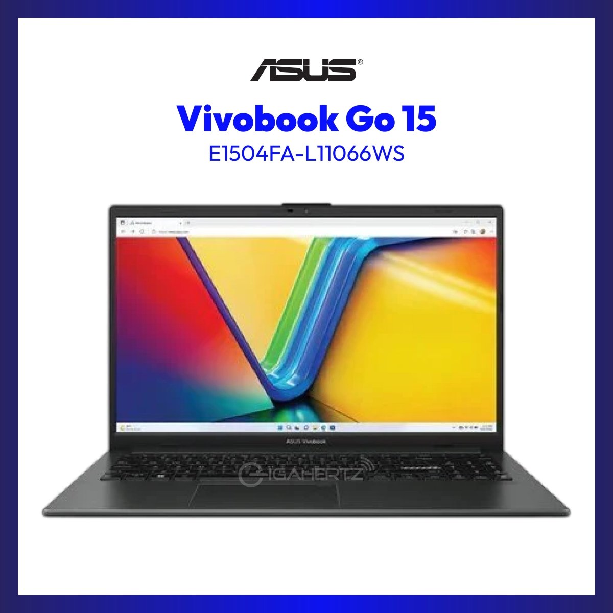 Asus Vivobook Go 15 E1504FA-L11066WS | 15.6" FHD | Ryzen 5 7520U | Radeon Graphics | 16GB RAM | 512GB SSD | WIN 11 | GigaHertz