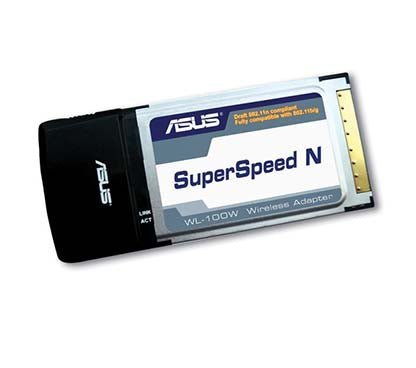 Asus WL - 100W Super Speed N Wireless Notebook card 802.11n | Gigahertz