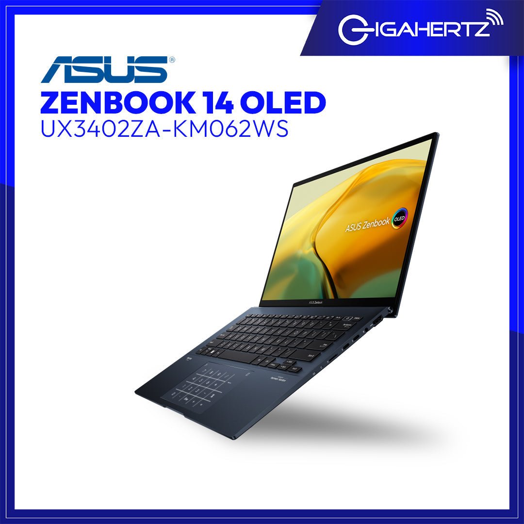 Asus Zenbook 14 UX3402ZA - KM062WS | 14" OLED | i5 - 1240P | Iris Xe Graphics | 16 GB RAM | 512 GB SSD | WIN11 | Gigahertz