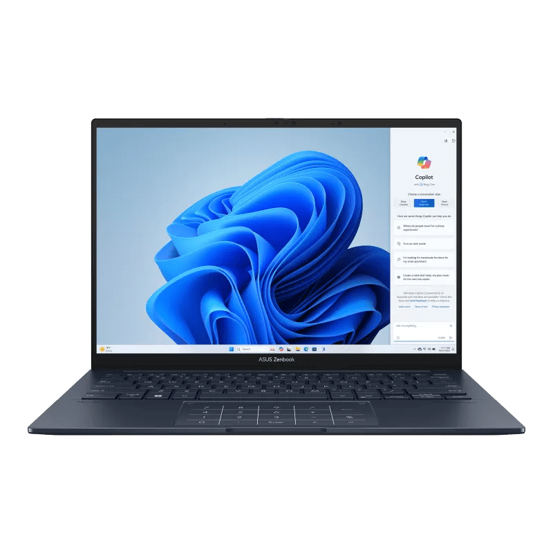 Asus Zenbook 14 OLED UX3405CA-ST1308WSM | 14Inch 3K OLED 120Hz | Core Ultra 7 255H | 16GB RAM | 512GB SSD | Win11 | GigaHertz