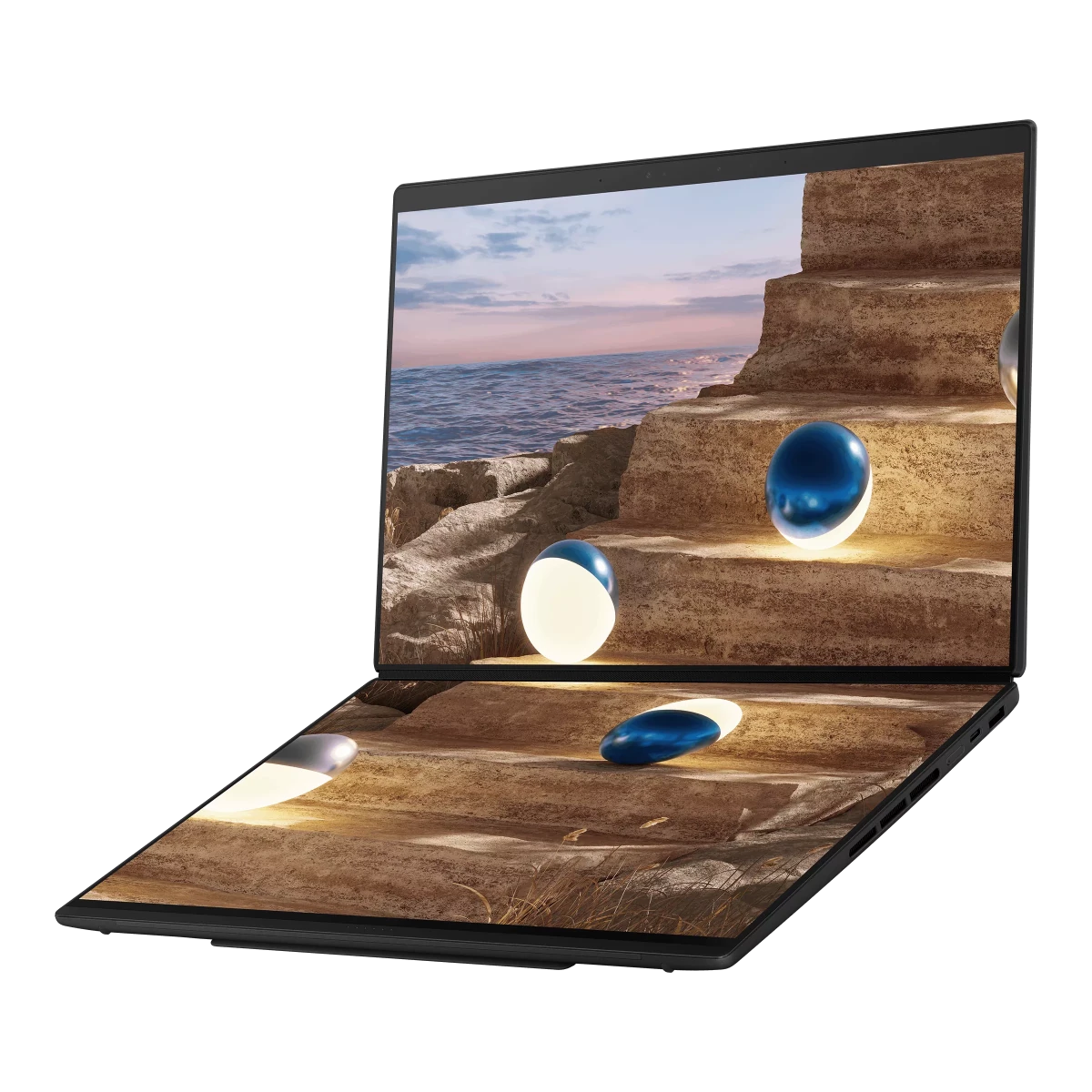 Asus Zenbook DUO UX8407AA-SN152WSM | 14inch 3K Touch | Intel Core Ultra 9 386H | 32GB RAM | 1TB SSD | Intel Arc | WIN11 | GigaHertz