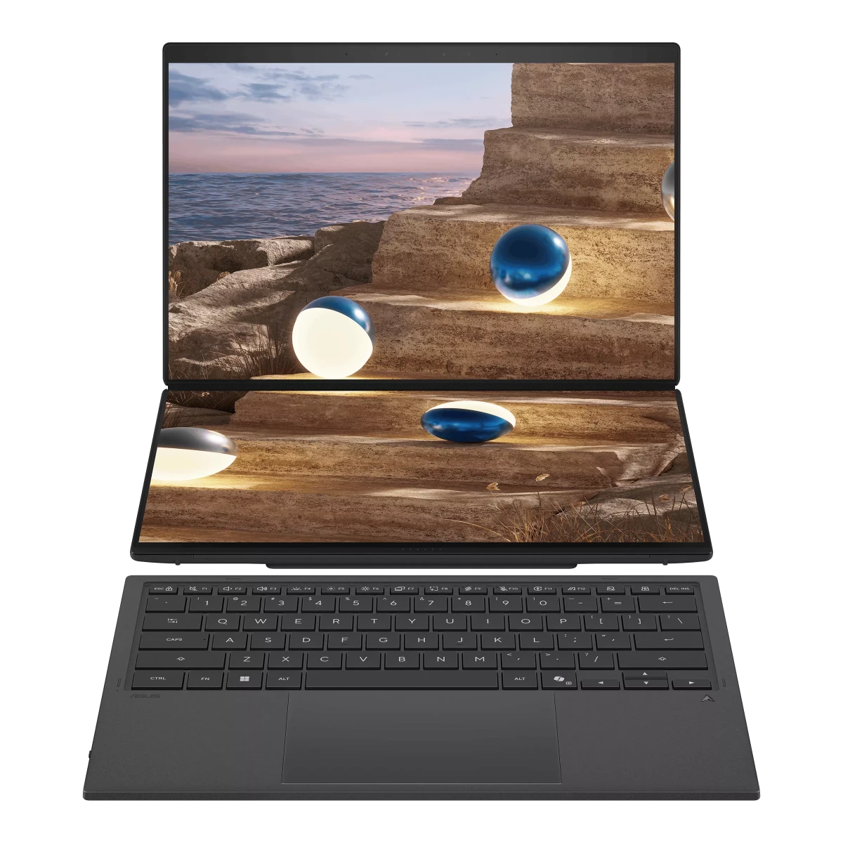 Asus Zenbook DUO UX8407AA-SN152WSM | 14inch 3K Touch | Intel Core Ultra 9 386H | 32GB RAM | 1TB SSD | Intel Arc | WIN11 | GigaHertz