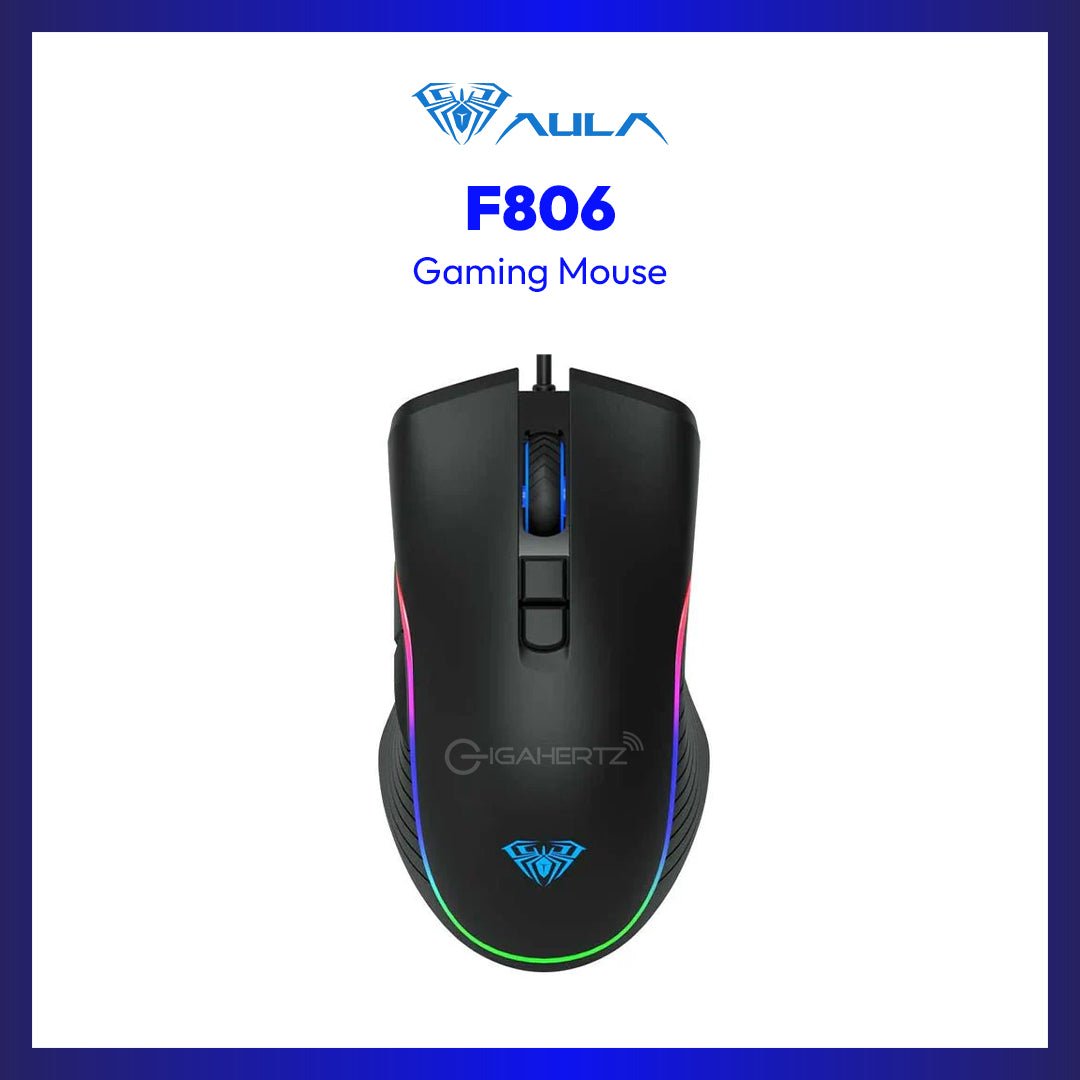 Aula F806 Wired Optical Gaming Mouse | GigaHertz