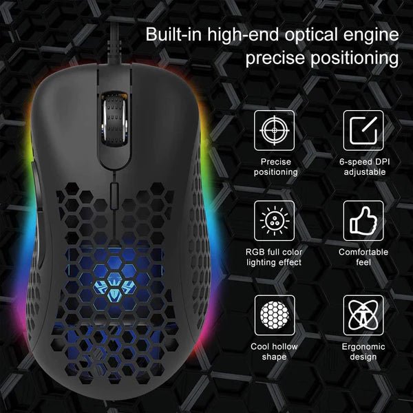 Aula F810 Wired Optical Gaming Mouse | Gigahertz