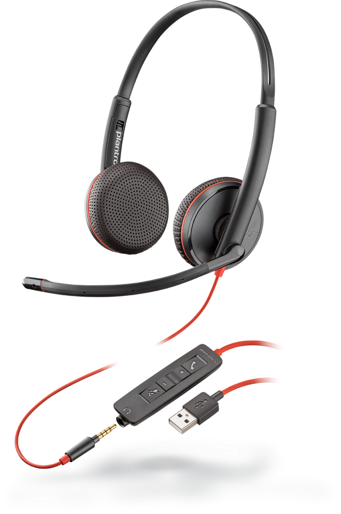 Poly Blackwire 3200 Series Corded UC Headset