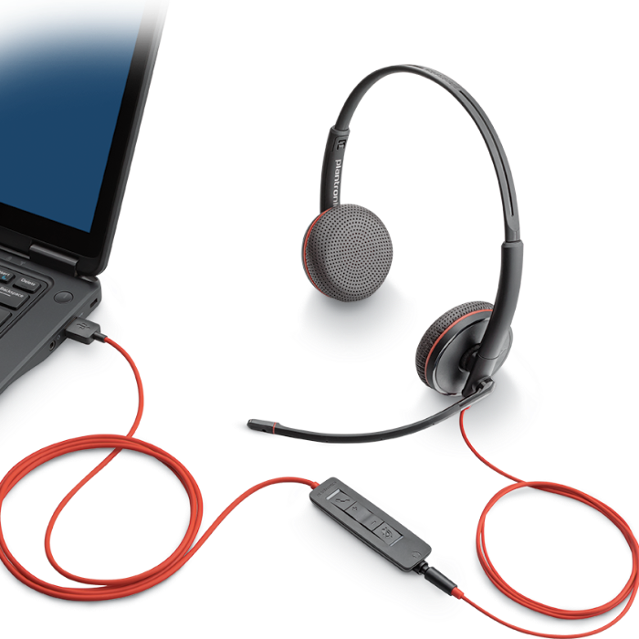 Poly Blackwire 3200 Series Corded UC Headset