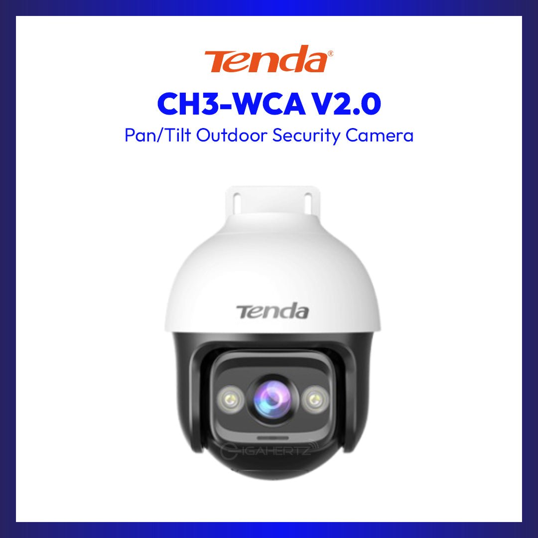 CH3-WCA V2.0 3MP Outdoor Wi-Fi Pan/Tilt Camera | GigaHertz