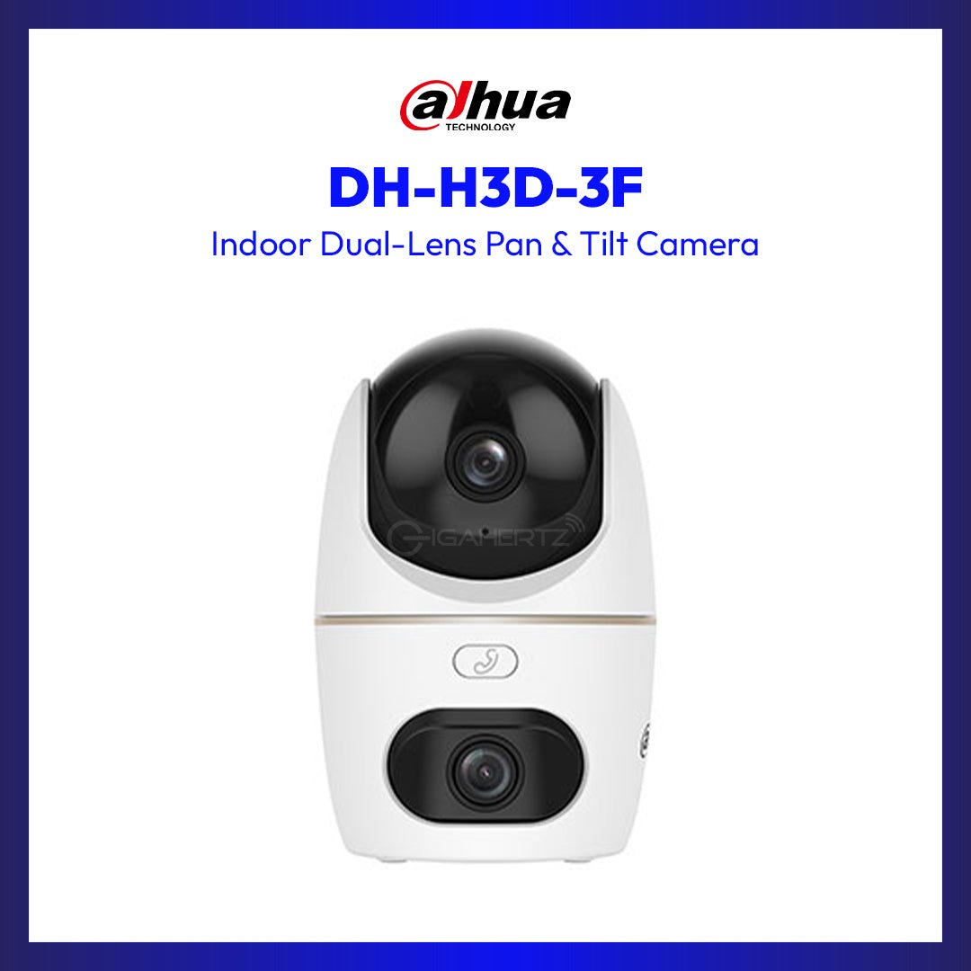 Dahua H3D-3F 3+3MP Indoor Wi-Fi Dual-Lens Pan & Tilt Camera | GigaHertz