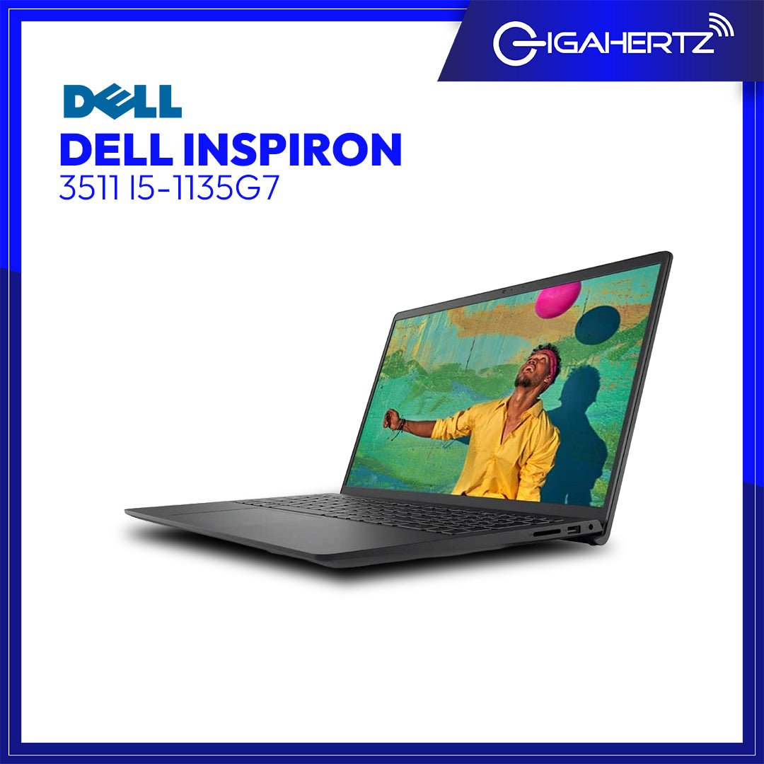 Dell Inspiron 3511 i5 - 1135G7 | 15.6" FHD | i5 - 1135G7 | Iris Xe Graphics | 8GB RAM | 512GB SSD | WIN 11 | Gigahertz