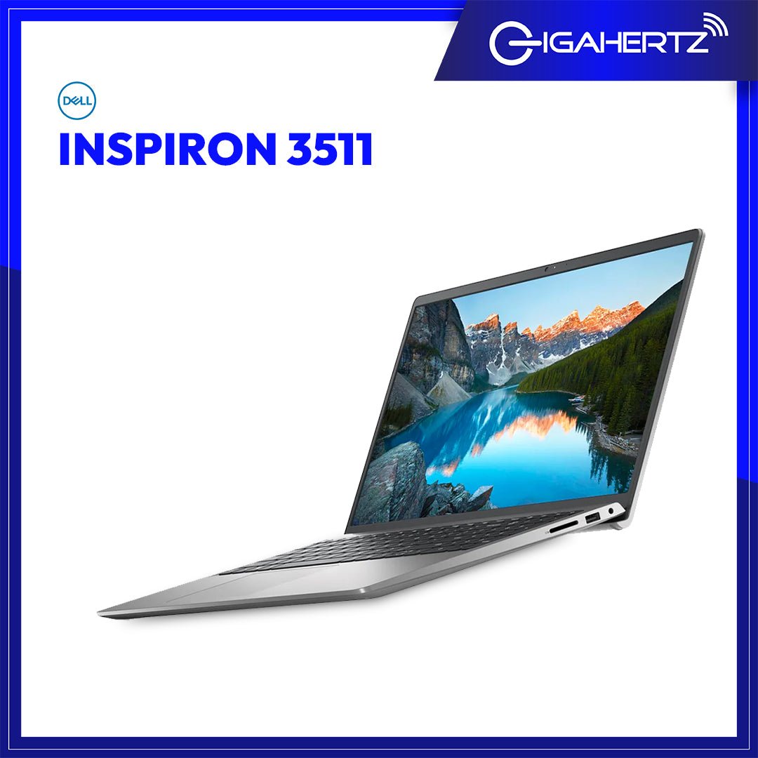 Dell Inspiron 3511 | 15.6" FHD | i3 11th Gen 1115G4 | UHD Graphics | 4GB RAM | 128GB SSD | WIN 11 | Gigahertz