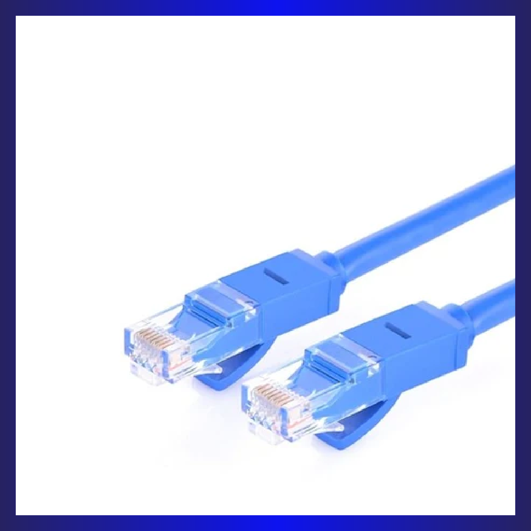 UGREEN CAT6 UTP LAN Ethernet Blue Cable 1000Mbps Gigabit RJ45 26AWG Patch Network PC Router Cord