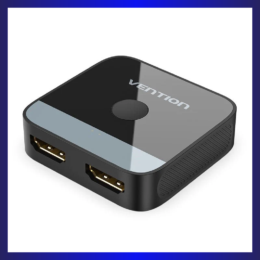 Vention 2-Port HDMI Bi-Direction 4K Switcher Black ABS Type
