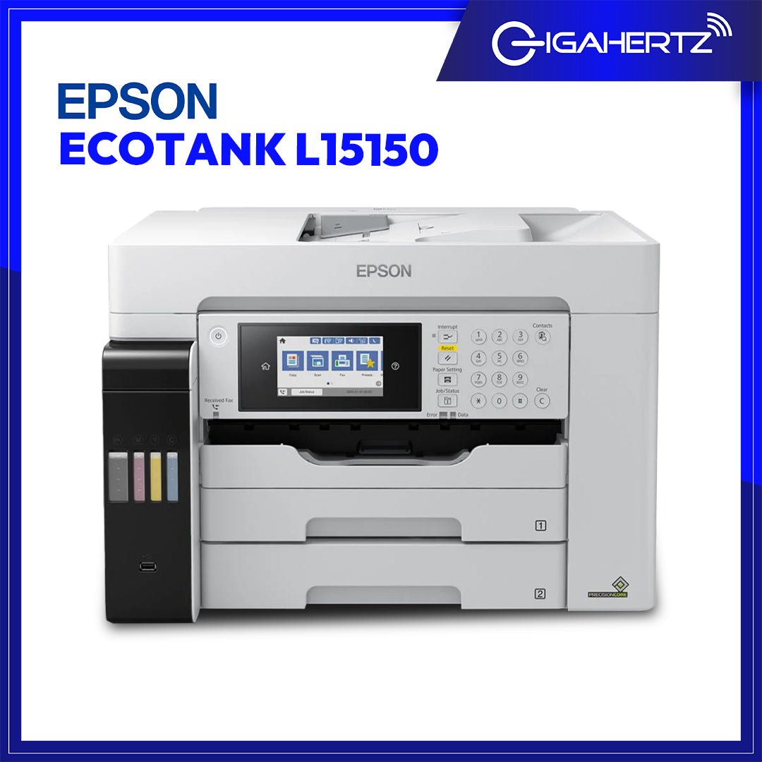 Epson EcoTank L15150 A3 Wi - Fi Duplex All - in - One Ink Tank Printer | Gigahertz