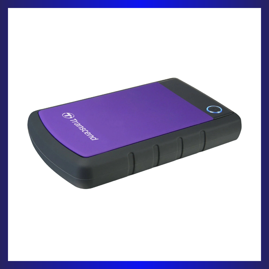TRANSCEND 4TB StoreJet 25H3P External Hard Drive (Purple)