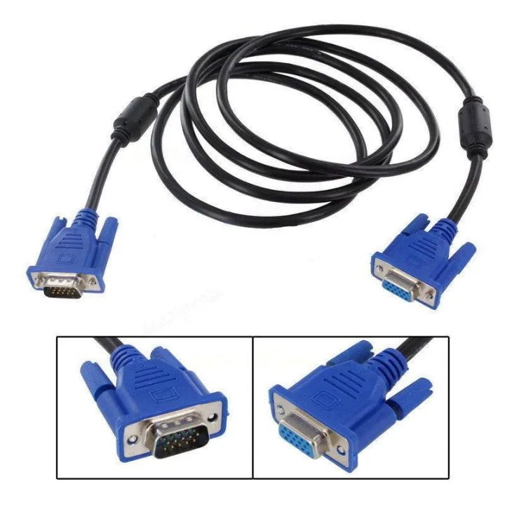 Gen H21 VGA Cable Male To Female 1.5mm | Gigahertz