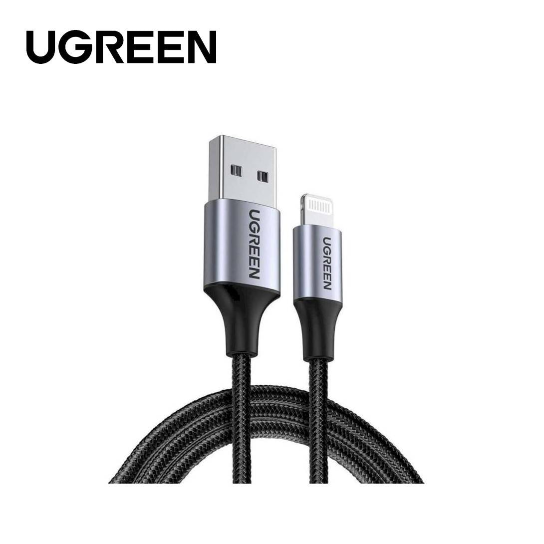 Ugreen 60156 US199 USB Lighting Cable Braided 1M