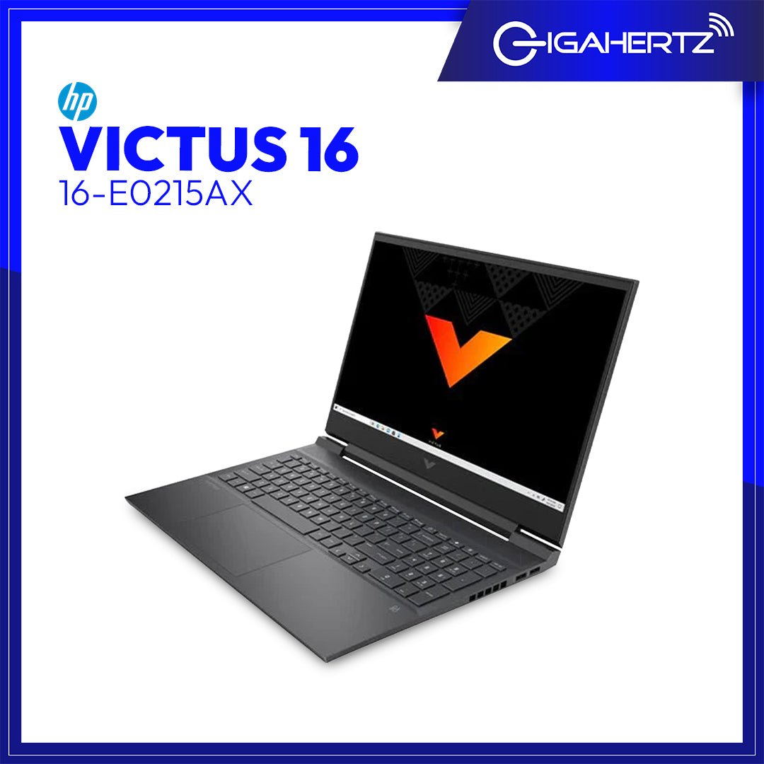 HP Victus 16 - E0215AX | 16.1" FHD | Ryzen 5 5600H | GeForce RTX 3050 | 8GB RAM | 512GB SSD | WIN 11 | GigaHertz