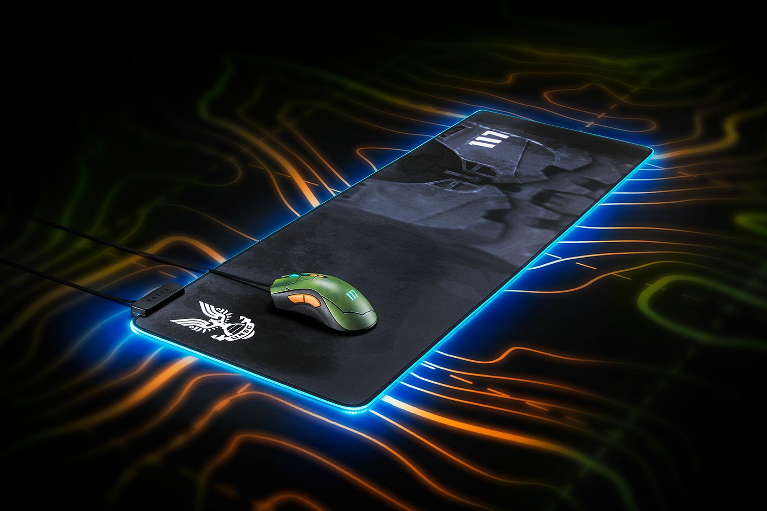 Razer Goliathus Extended Chroma - Halo Infinite Oversized Soft Gaming Mouse Mat
