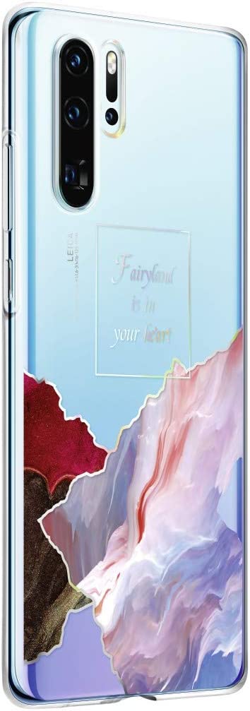 Cover Trasparente Per Huawei P30 Con Design Glacial Fairyland - Morbida E Leggera