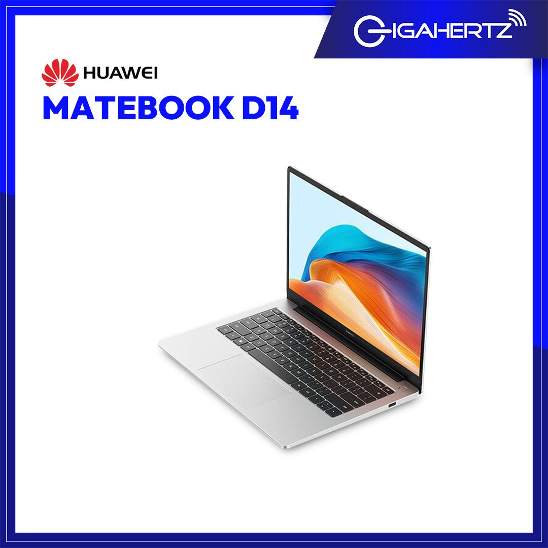 Huawei Matebook D14 i5 - 1240P | 14" IPS | i5 - 1240P | Iris Xe Graphics | 16GB RAM | 512GB SSD | WIN 11 | Gigahertz