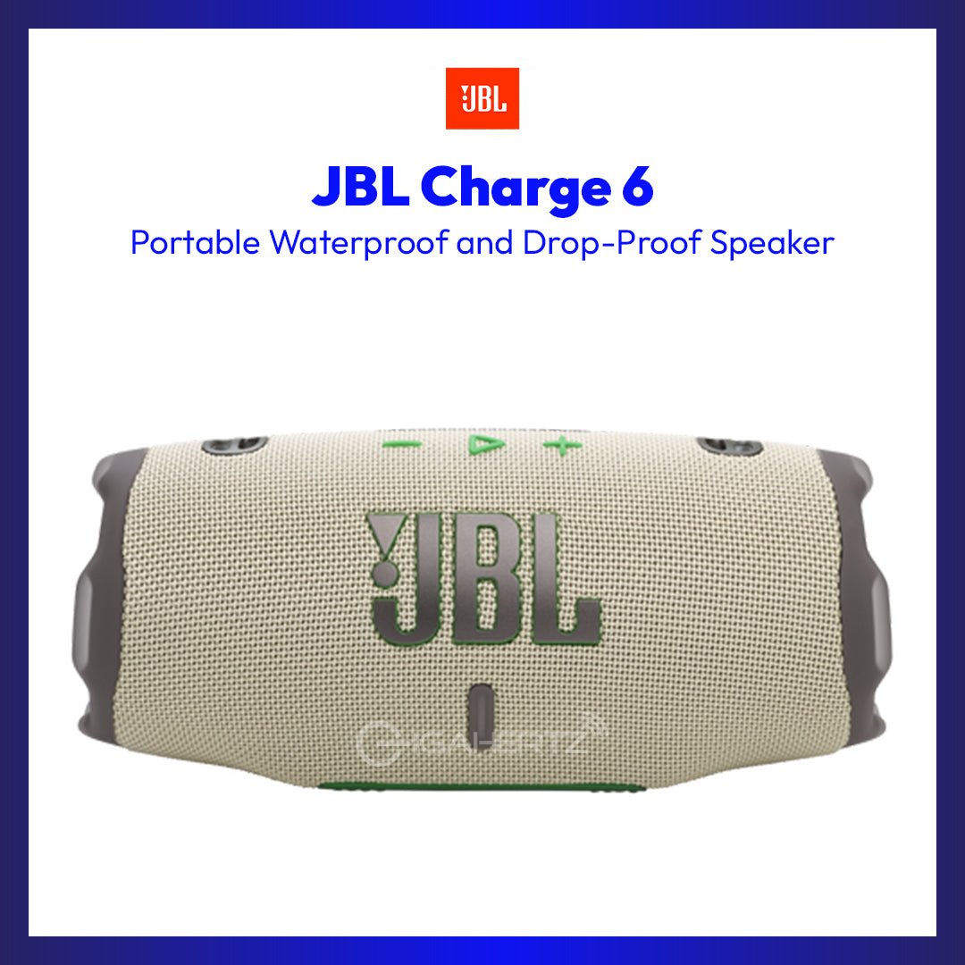JBL Charge 6 (Sand) | GigaHertz