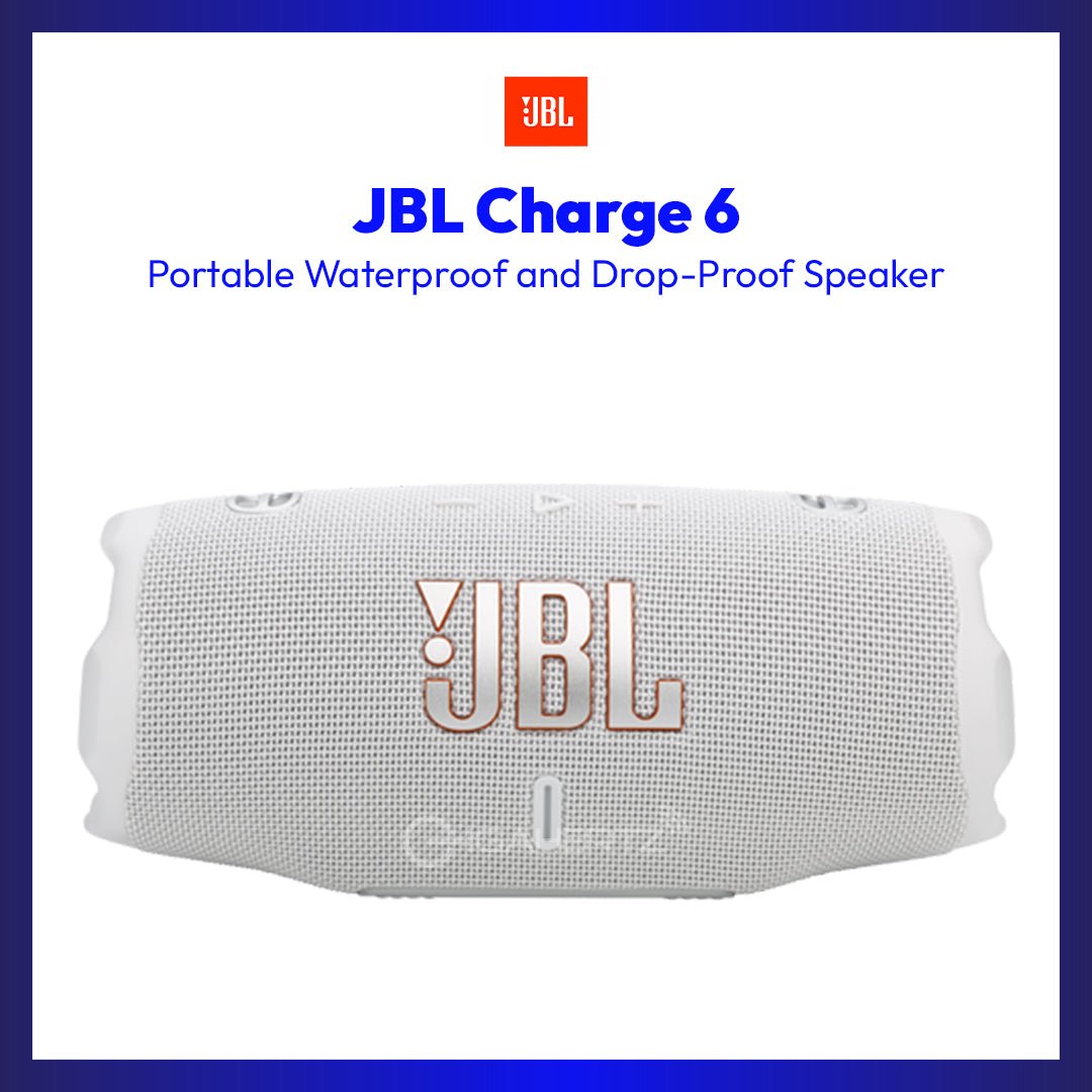 JBL Charge 6 (White) | GigaHertz