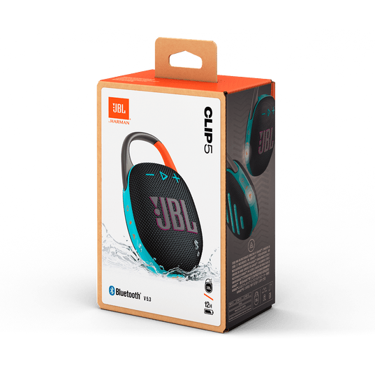 JBL Clip 5 (Black/Orange) | GigaHertz