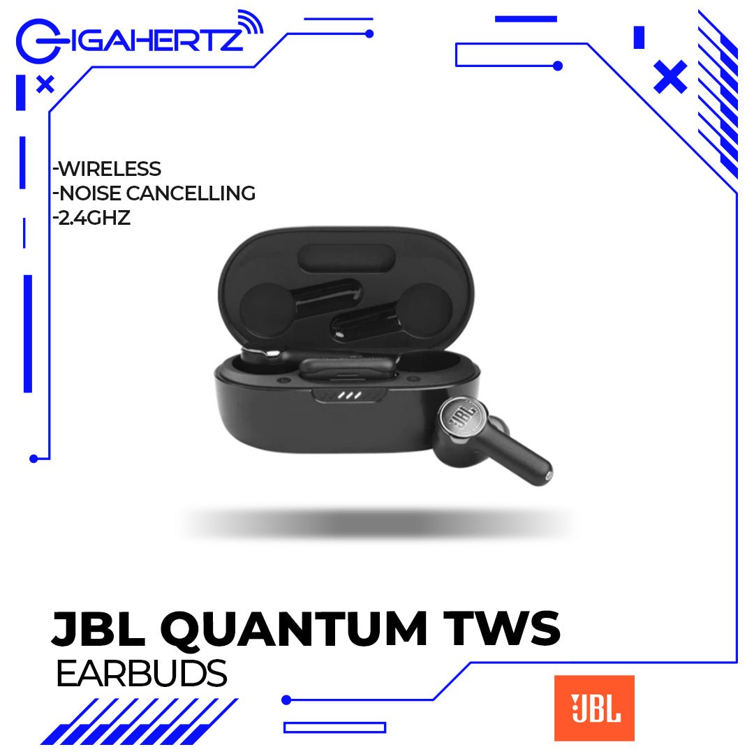 JBL Quantum TWS Noise Cancelling Gaming Earbuds Gigahertz
