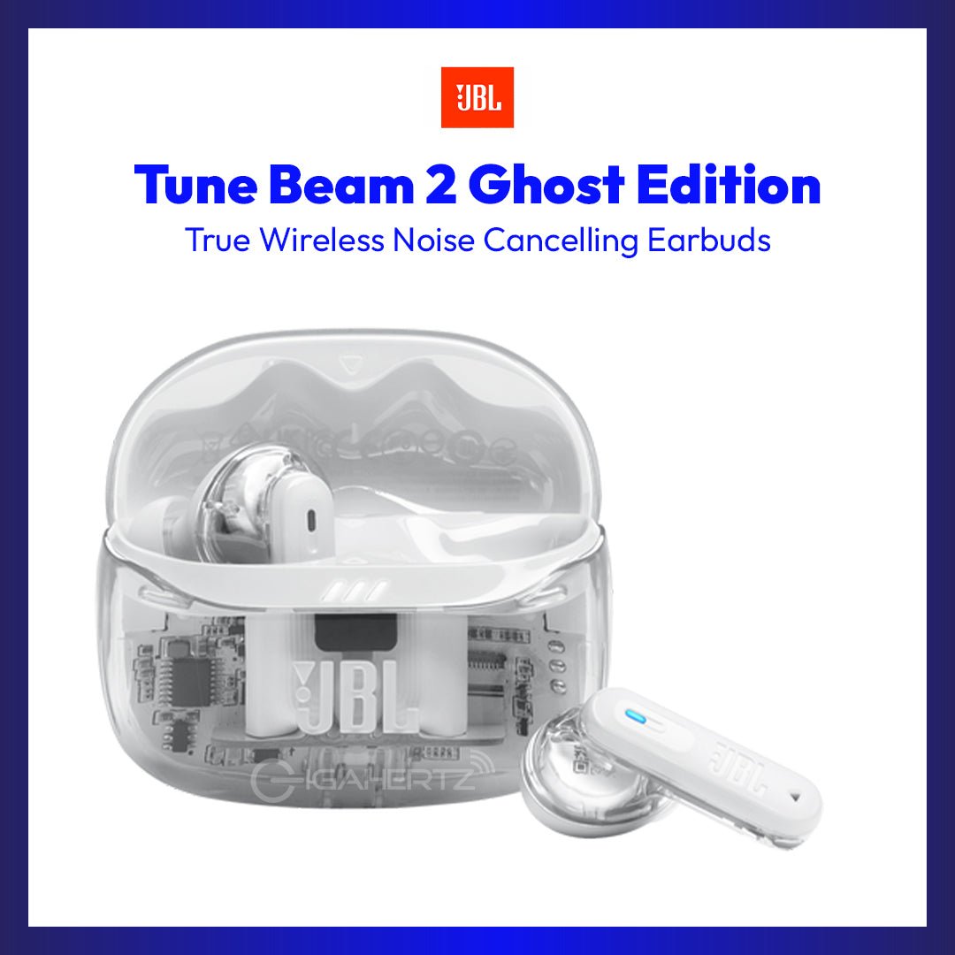 JBL Tune Beam 2 True Wireless Noise Cancelling Earbuds with JBL Spatial Sound & Smart Ambient Technology | GigaHertz