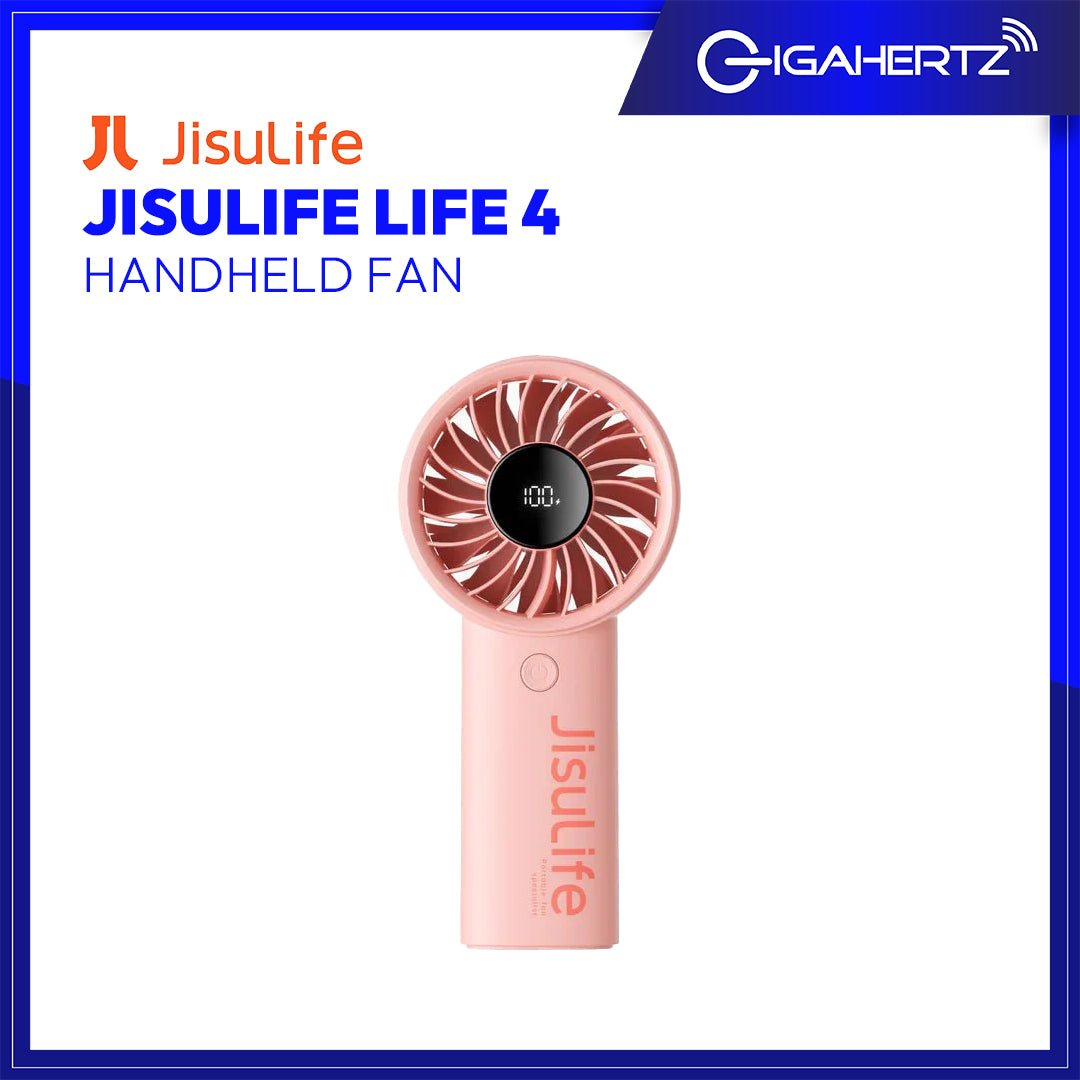 JisuLife Handheld Fan Life 4 Pink | Gigahertz